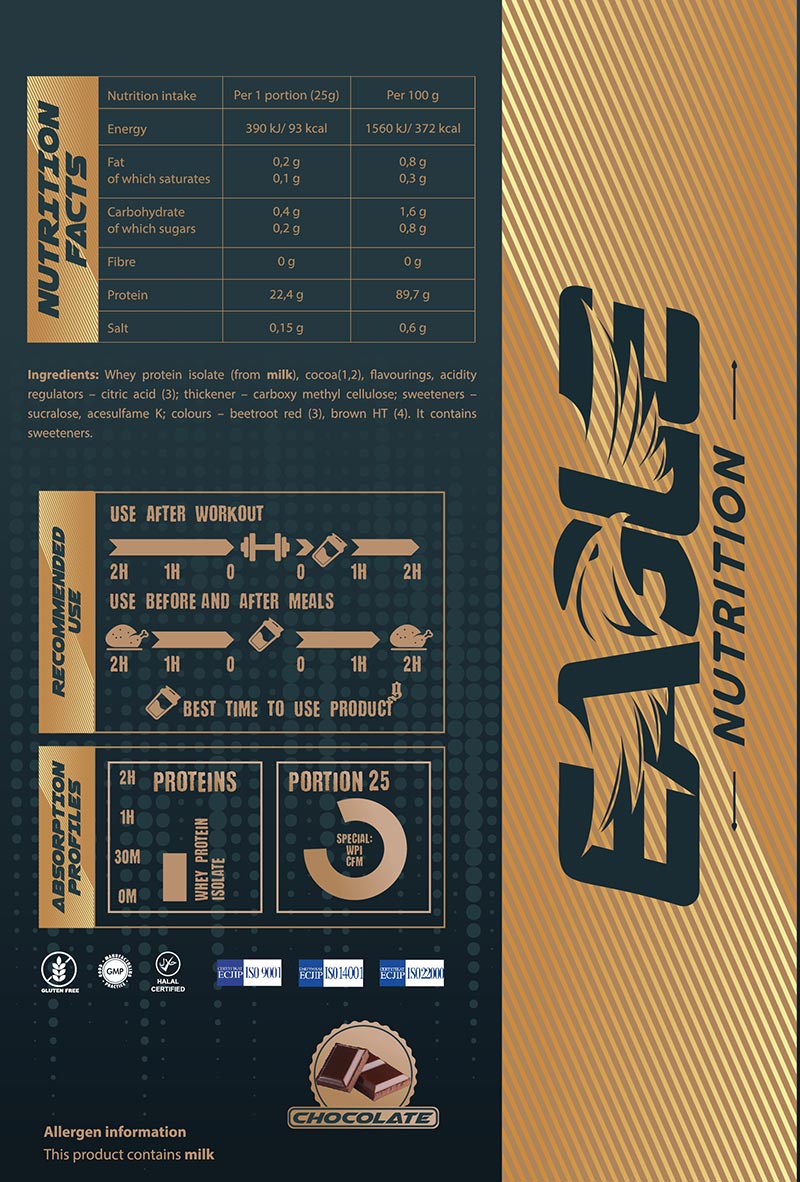 ZEUS ISO PRO 100 EAGLE Nutrition